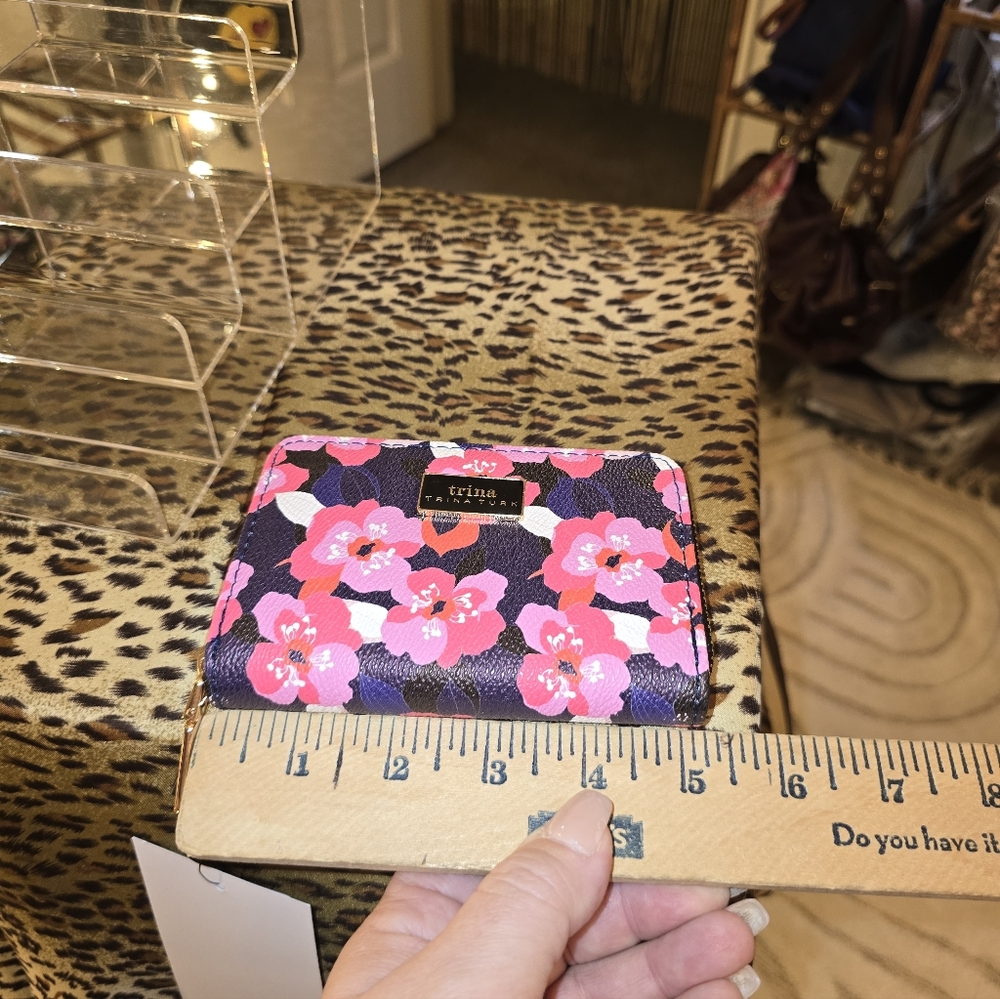 Trina Turk Floral Wallet - Pink and Purple - Picture 7 of 10